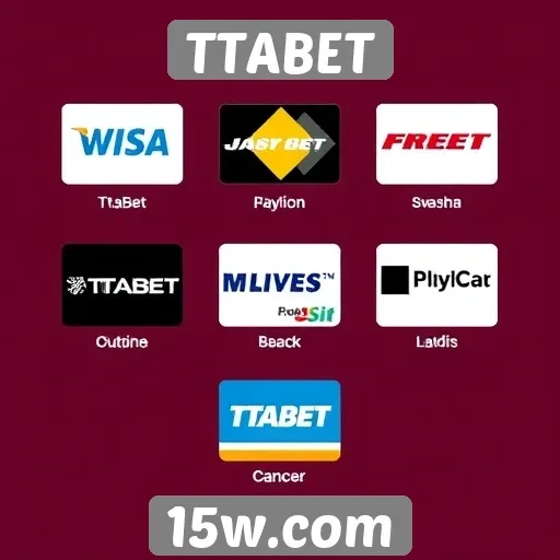 Comparativo de métodos de pagamento disponíveis no TTABET