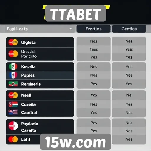 Explorando as opções de pagamento no TTABET